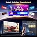 Mini Projector with WiFi and Bluetooth, Electric Focus & Vertical Keystone, 1080P HD 4K Support, Smart Projector with Built-in Streaming Apps, Portable Projector for Outdoor & Home Movie