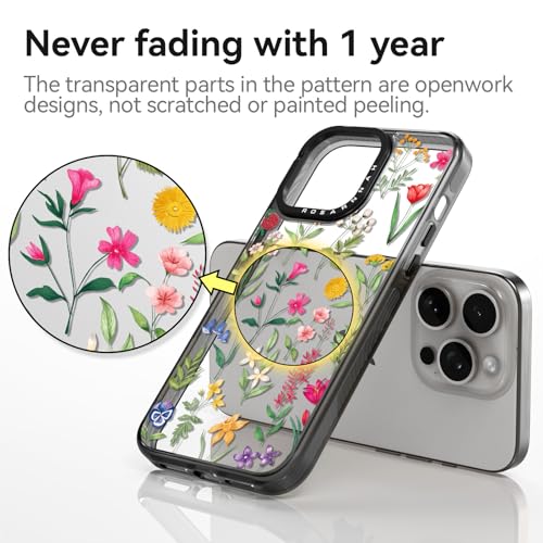 Coque iPhone 14 Pro fleur naturelle pour un style tendance - 4