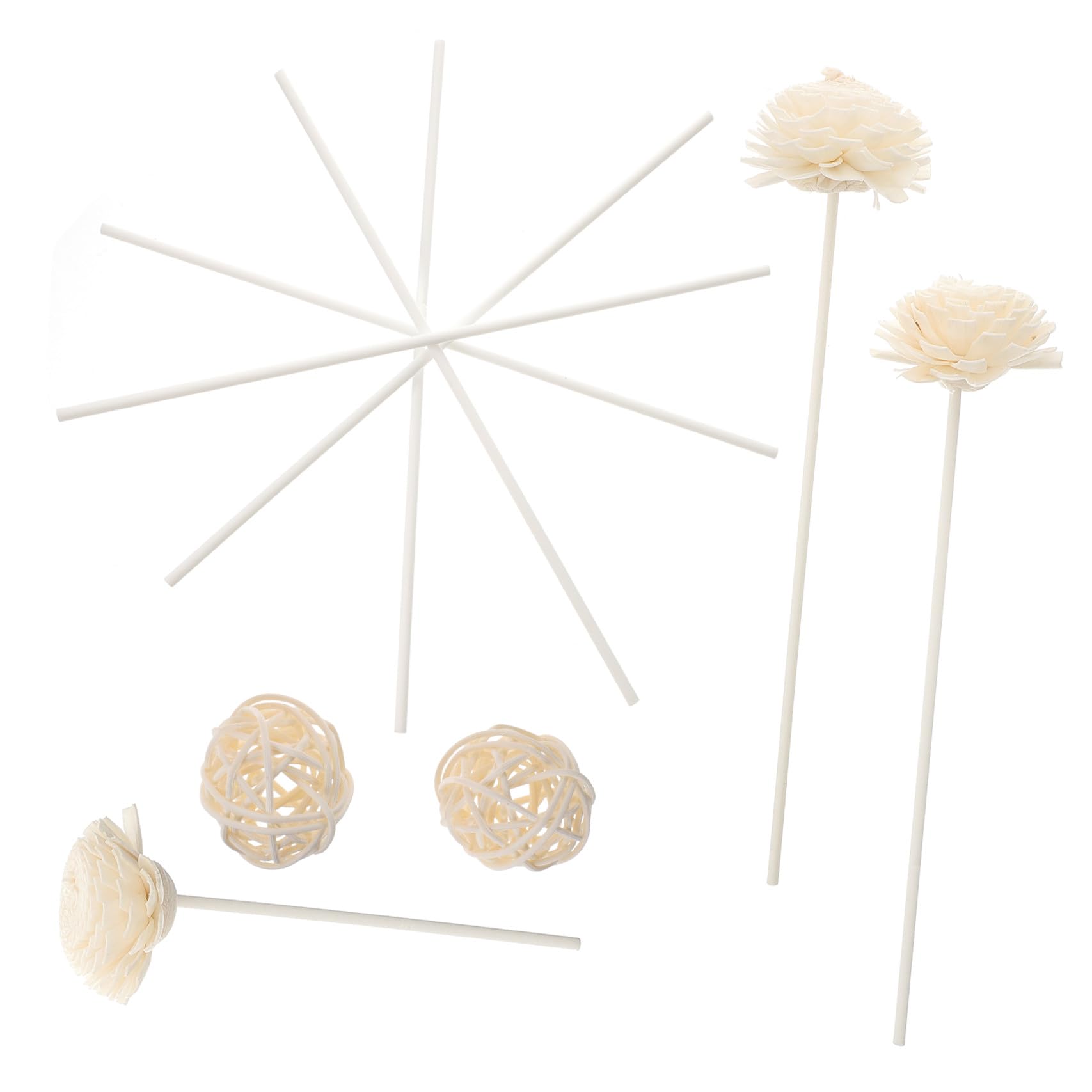 Mobestech 5 Scatole Bastoni per Diffusore Fragranza Ricambio per Oli Essenziali Accessori Eleganti e Pratici per Decorare come Stanze e Bagni Design Semplice e Raffinato