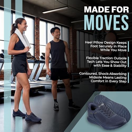 Hands Free Slip-Ins: Bobs Sport Squad Chaos - Current Muse, DKNV, 8 by Skechers - Image 3
