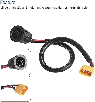 Battery Charging Cable for KuKirin G2 Master Electric Scooter Charger Interface Connection Wire G2 Master Ebike Cable