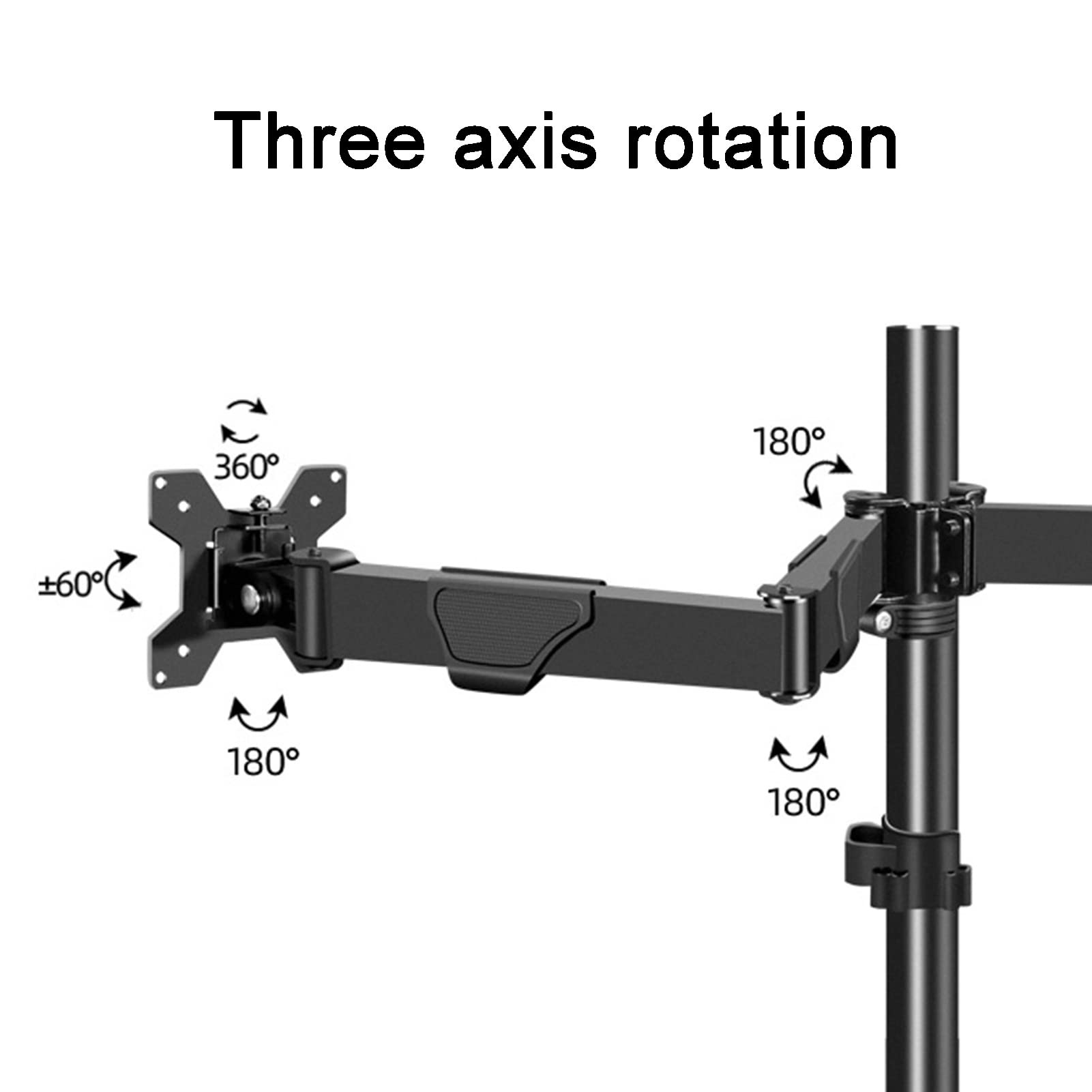 Soporte Universal Doble para TV, Ergonómico, para 2 Monitores, Soporte De Escritorio Independiente con Movimiento Completo, Compatible con Monitores De 27 A 40 Pulgadas.