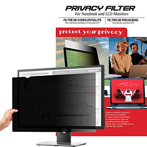 15.6 Inch (Diagonally Measured) Laptop Privacy Screen Filter for 16:9 Widescreen Display - Laptop Monitor Privacy and Anti-Glare Protector