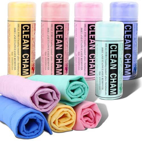 5 Pcs 13 X 17 Inches Quick Dry Towel Strong Absorbent Towel for Car Drying Five Colors Reusable Car Drying Towel Quick Dry Towel for Gym, Swimming, Camping, Car Drying, Diving, Triathlon, Pet Bathing