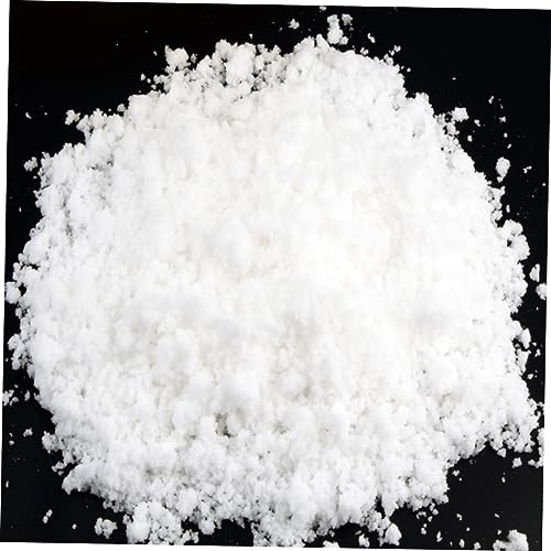 Cabilock Decoração De Neve Falsa Neve Realizar Prop Neve Em Pó Artificial Expandir Branco