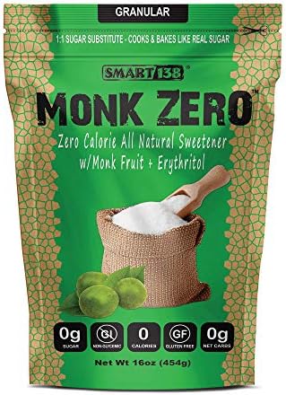 Monk Zero - Monk Fruit Sweetener, Granular, 16oz