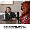 M-AUDIO HDH40 - Over Ear Studio Headphones with Closed Back Design, Flexible Headband and 2.7m Cable for Studio Monitoring, Podcasting and Recording