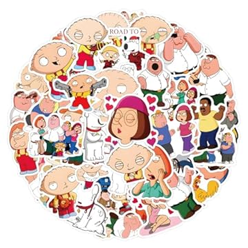 Canverlens 56 Multicolor Adesivi per Laptop, Decalcomanie per Telefoni, Skateboard, Ragazzi e Bambini