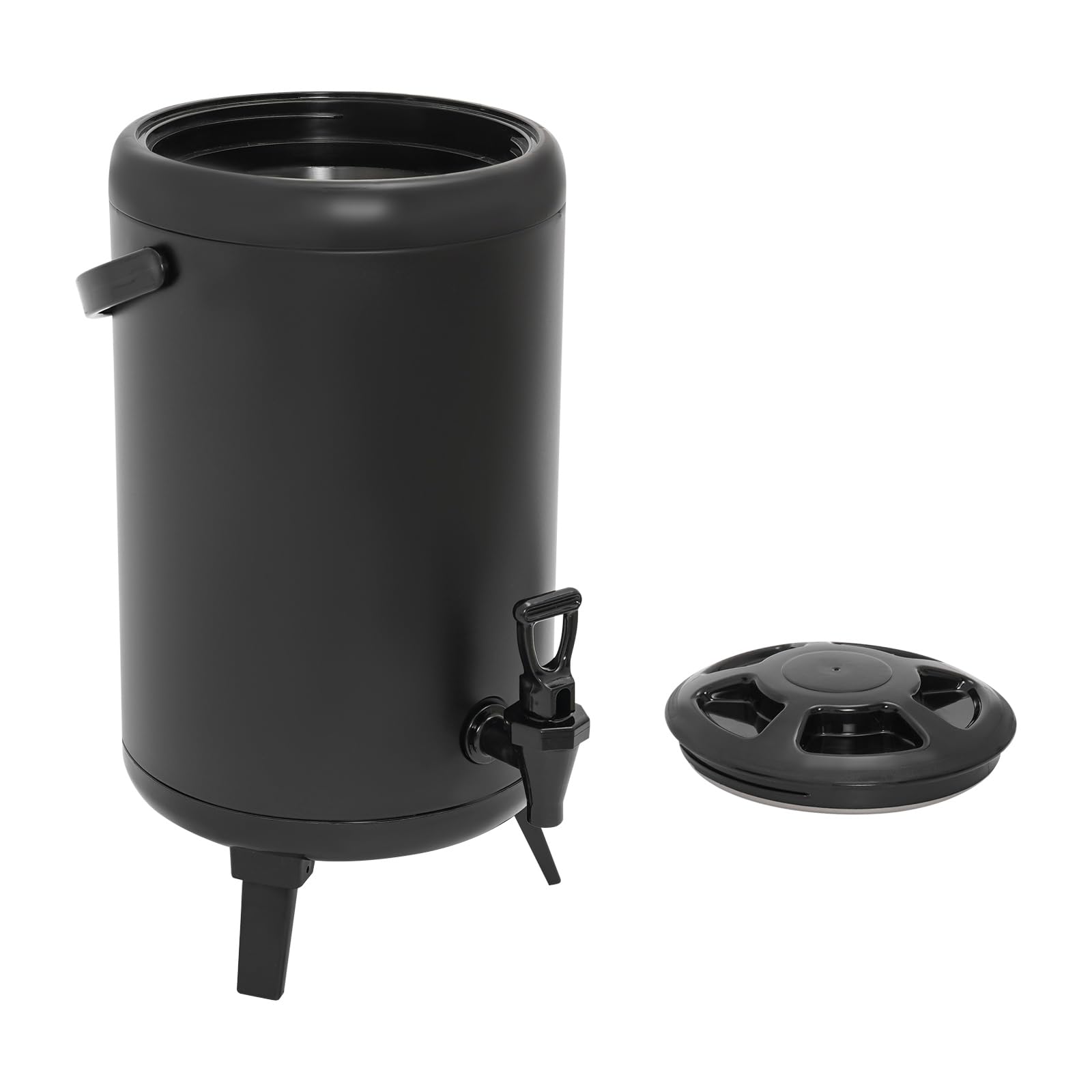 Dispensador de bebidas de 10 L con grifo, resistente al calor hasta 110 °C, dispensador de agua con soporte plegable, dispensador de zumo, jarra de bebidas para fiestas, bodas, cumpleaños