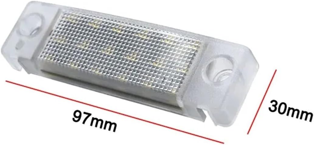 L-ed Number Plate Lamp Fit For Toyota Caldina Carina Corona Fit For Corolla Ipsum LiteAce Haice White License Plate Light Assembly