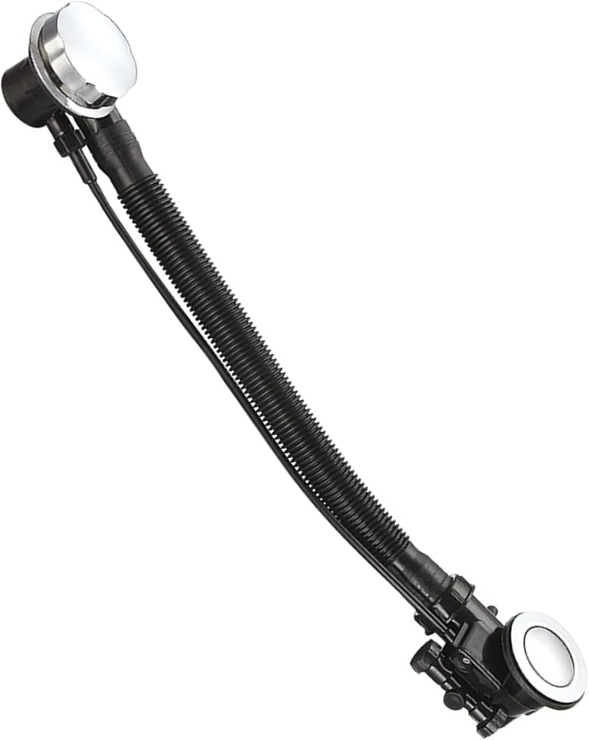 Ergonomic SPA Drain Assembly Corrosion-Resistant Concealed Quick-Install Bath Fixture for Home & Hotel Use Overflows Drain Pipe