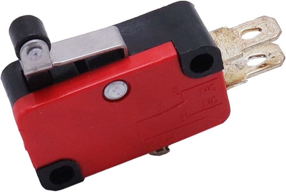 10 PCS Micro Limit Switch V155-1C25 Short Roller Lever Speed Control for Laser Engraving Machine
