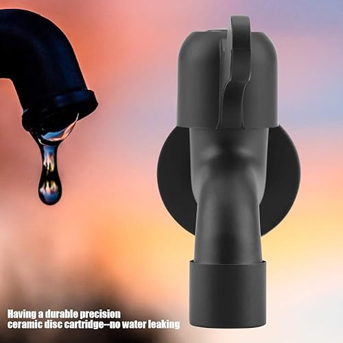 Miniatura 4 de Grifo de jardín de acero inoxidable montado en la pared para manguera, piscina, lavadora, baño exterior (grifo de fregadero de top)