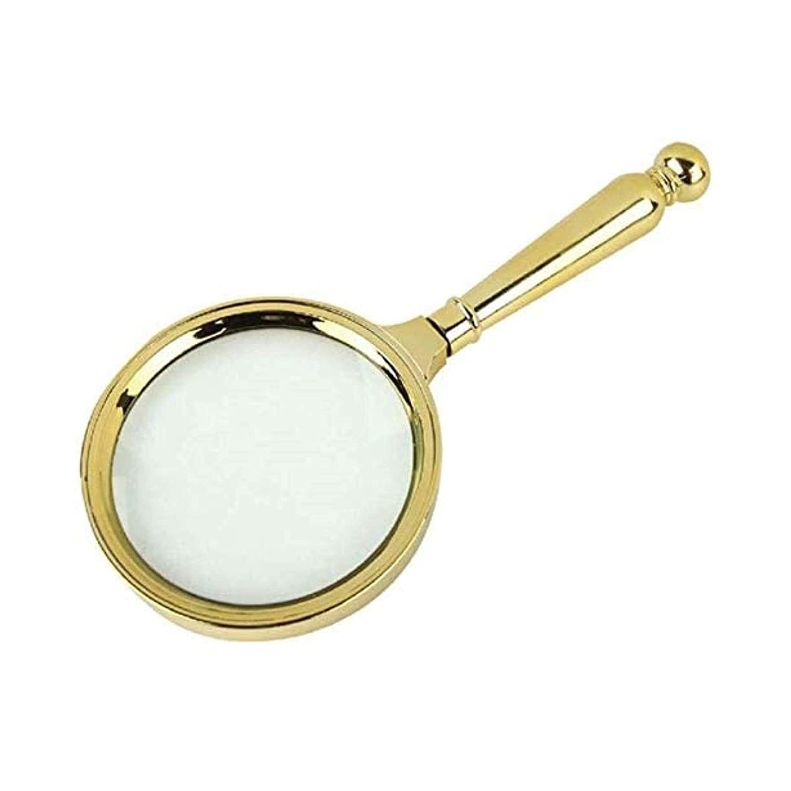 asdchZen Magnifying Glass Handheld Magnifying Glass,90Mm Old Man Reading Handheld 5 Times Magnifying Glass Holding Magnifying Glass Keep It In Mind