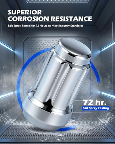 Image of Orion Motor Tech M12x1.5 Lug Nuts,12x1.5mm Wheel Lug Nuts Compatible with Ford Fusion Focus Escape, Honda Accord CRV Civic, Chevy Malibu Impala Aftermarket Wheel, Set of 20