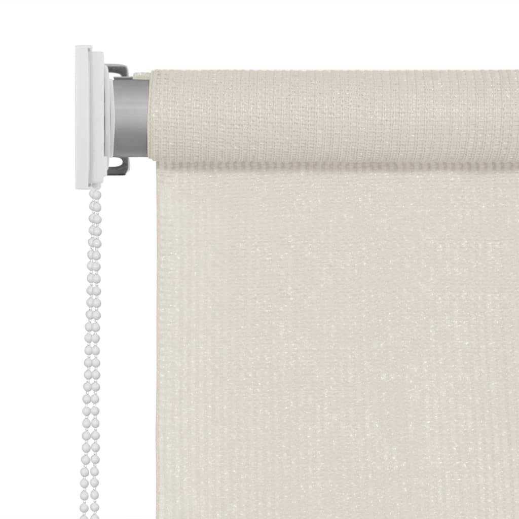 Tenda a rullo per esterni, verticale, per balcone, 160 x 230 cm, color crema