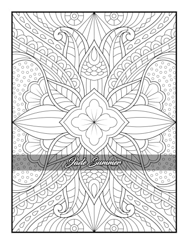 100 Amazing Patterns: An Adult Coloring Book with Fun, Easy, and Relaxing Coloring Pages - Image 22