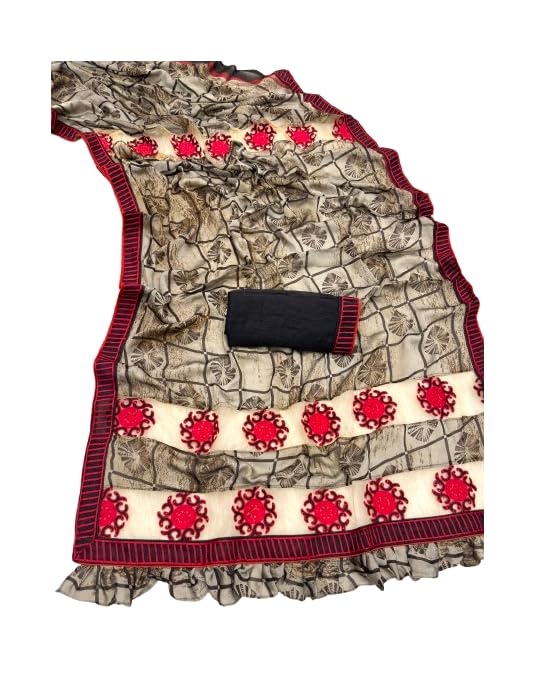 Bollywood Rangoli Saree for Women | Soft & Lightweight Multicolor-image-23