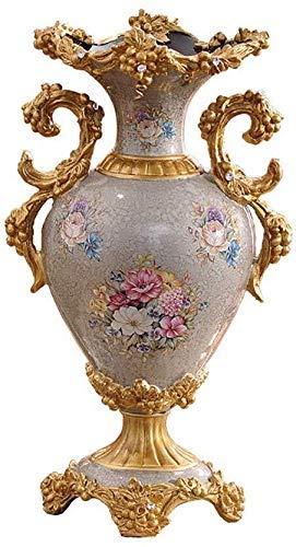 Grand vase en céramique au sol du salon pour magnifier vos fleurs séchées