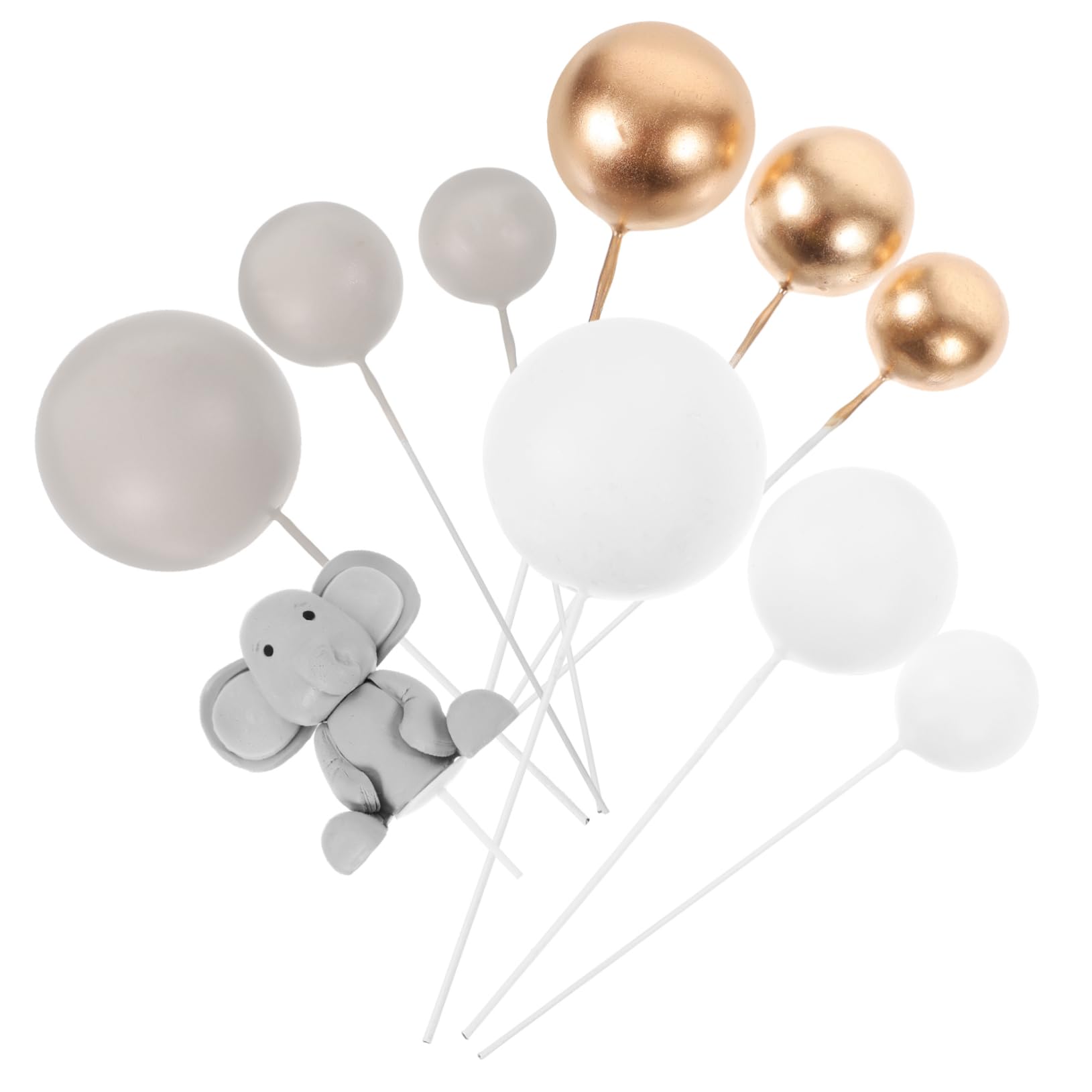 GLEAVI 5 Set Decorazioni Torta per Compleanno e Shower Topper Adorabile Facile da Installare Resistente e Versatile per Feste e Scene Decorazione