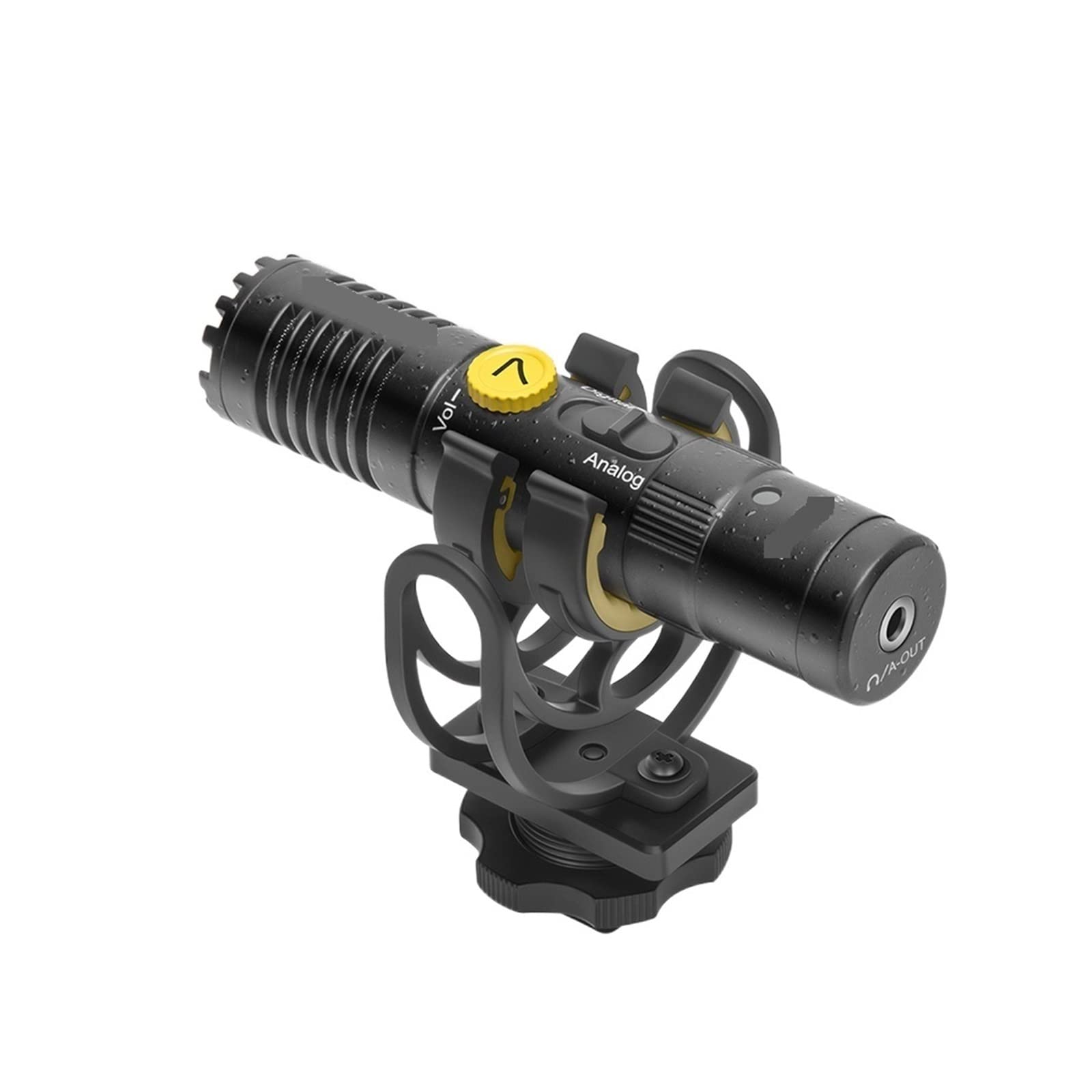 Microphone cardioïde M1 Mini pour appareil photo avec modes numérique et analogique
