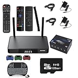 KUSEZOI 2023 S4 Pro 2G RAM 32G ROM Box + Voice Remote + 1*Keyboard and Voice Remote + 2*HD Cable +1*