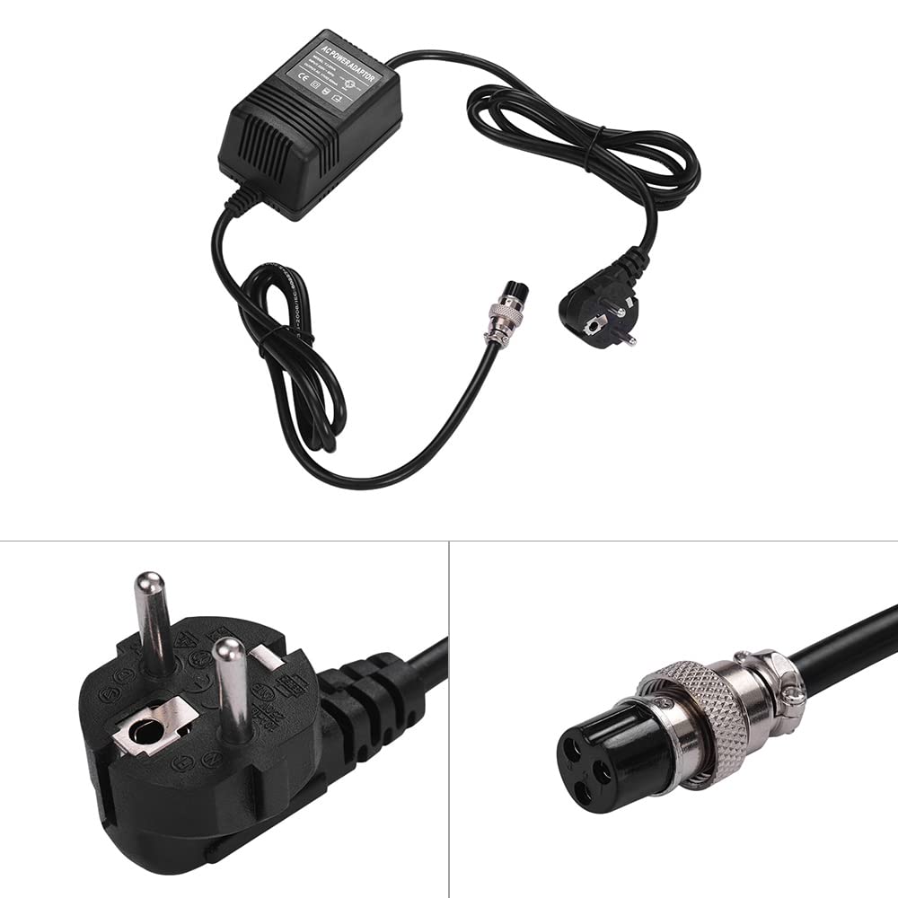 Irfora 17 V 420mA Mixer Console Mixer Alimentatore Adattatore CA Connettore a 3 pin Ingresso 220 V Spina UE per MG16 / MG166CX / MG166C / F4 / F7 / 6FX