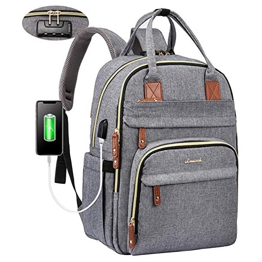 LOVEVOOK Sac à Dos Ordinateur Portable Femme 15.6 Pouces,Sac a Dos Antivol Femme,Sac a Dos Femme Grande Capacité Avec Serrure à Code,Sac a Dos Voyage Femme Avec Port de USB,Chic,Imperméable,Resistant