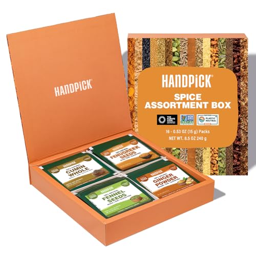 HANDPICK Assorted Spice Set – 16 Exotic Spices | Gluten-Free,
