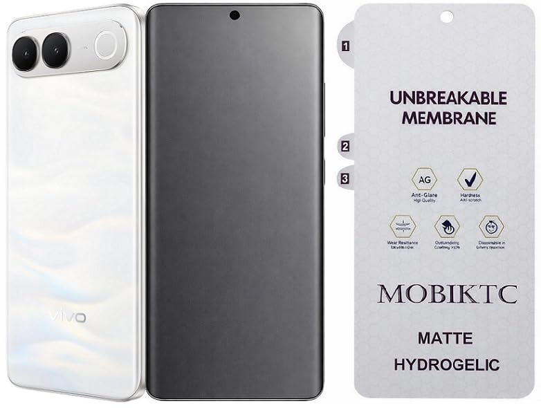 Image of TPU Anti Glare Matte Unbreakable Membrane Front Screen Protector For Vivo S2 5G With Easy-Self Installation Kit | Matte