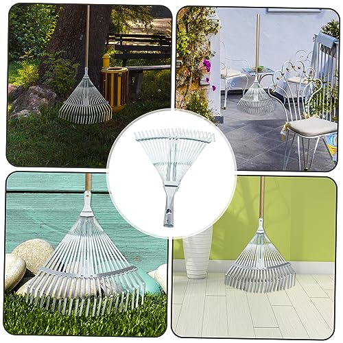 SEWOART Ancinho Cabeça De Jardinagem Ancinho De Folha De Jardim Ancinho De Metal Ancinho De Jardim A