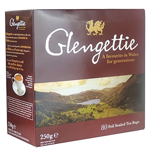 Glengettie Foil Tea Bags (80 Count Box, 250g) - //coolthings.us