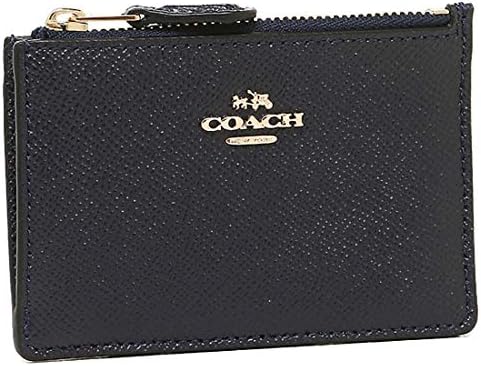 ★新品★COACH(コーチ)★ケース/小銭入れ/財布/カードケース COACH】コーチ レザー キーリング付き L字 ジップ ハート柄