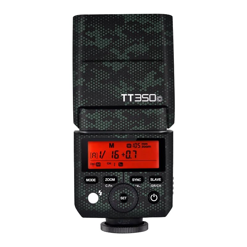 Film vinyle anti-rayures flash Godox TT350 mamba vert
