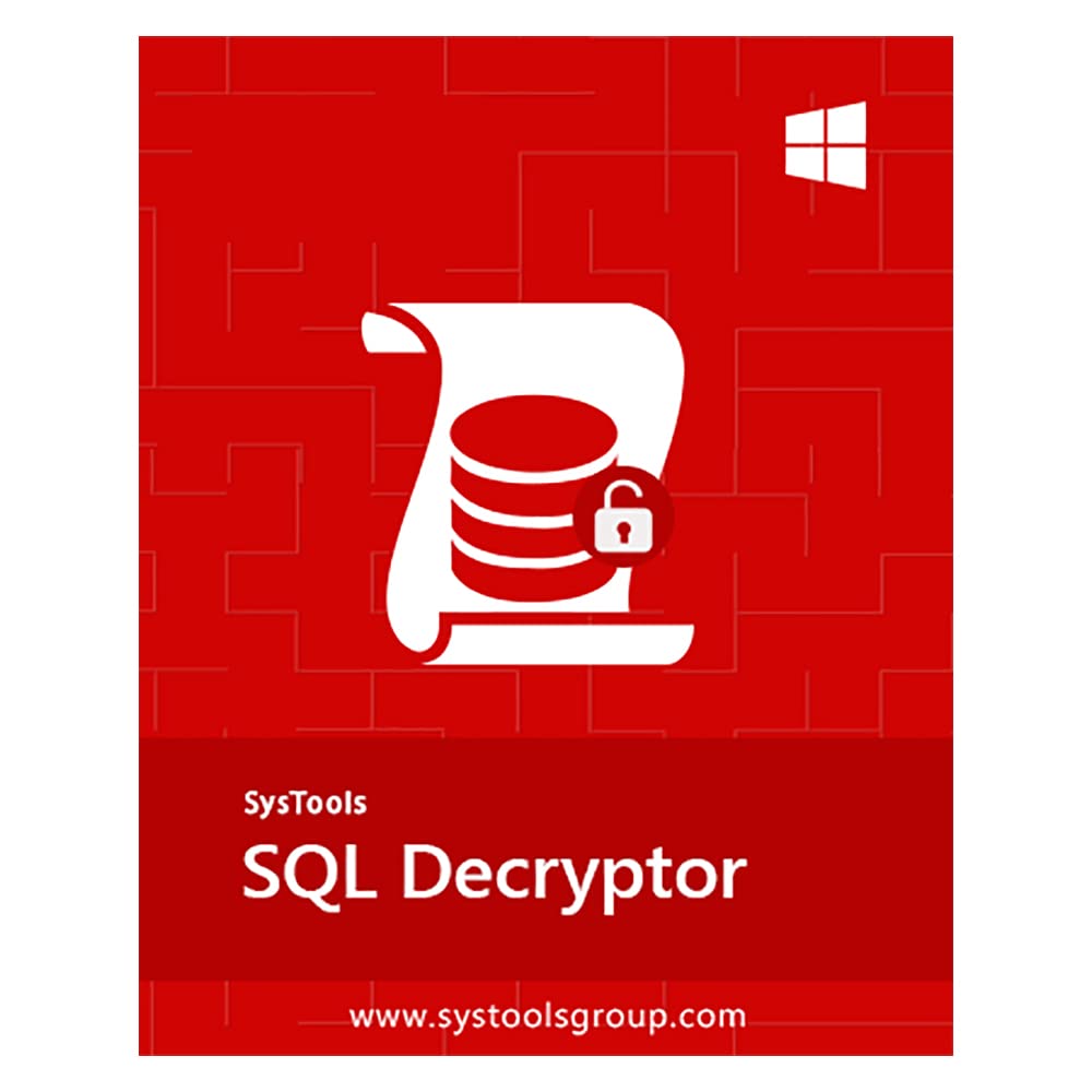 SysTools SQL Decryptor (Email Delivery-No CD) (B07KYLKHSB) Amazon Price History, Amazon Price Tracker