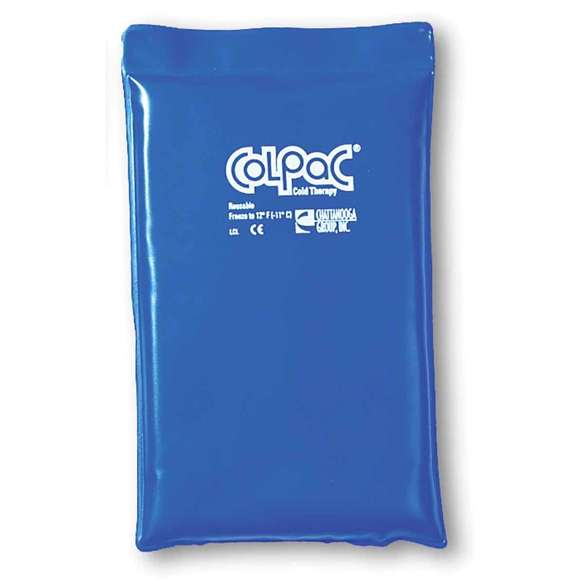 00-1506 Reusable Half Size Blue Vinyl Cold Pack, Remain Pliable and Soft, 7" Length x 11" Width