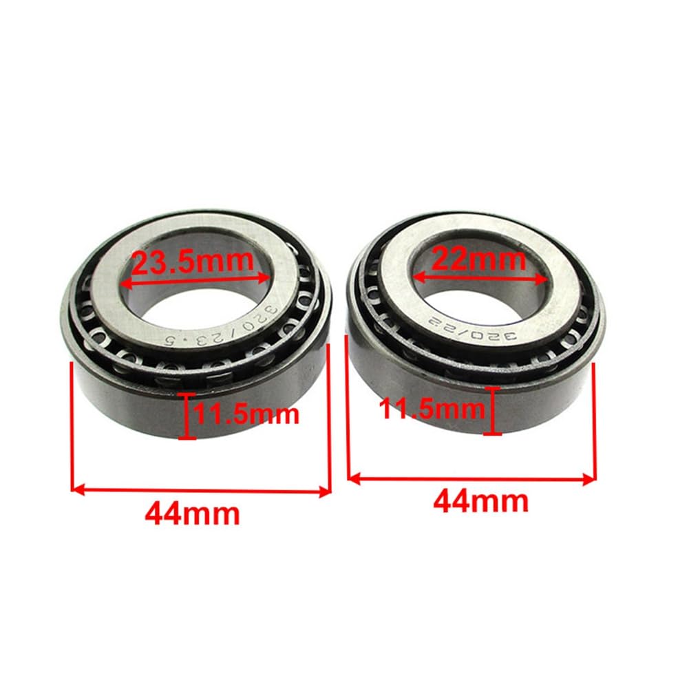 Stelo Conico Conico Cuscinetti a rulli 320/22 320/23.5 per Pit Dirt Bike