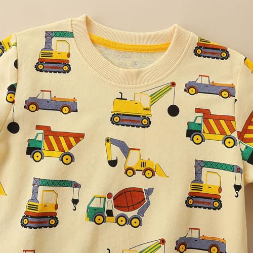 Boys Sweatshirts Long Sleeve Sweatshirts T-shirts Crew Neck Cotton Casual Sweatshirts Cartoon Tops for Boys-84