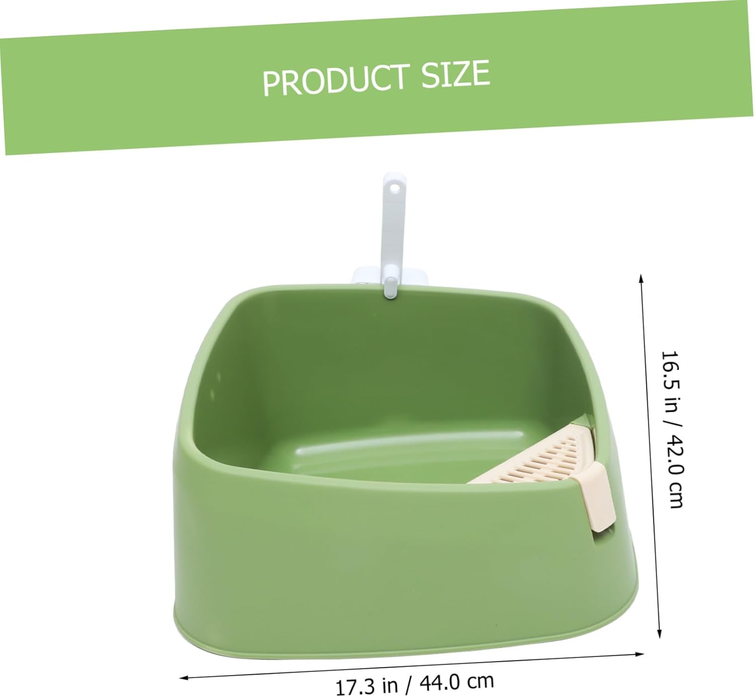 Detachable Cat Litter Box Spill Prevention Semi-Closed Design Comfortable Toilet for Cats Easy to pet Pee Case Random Color Random Color