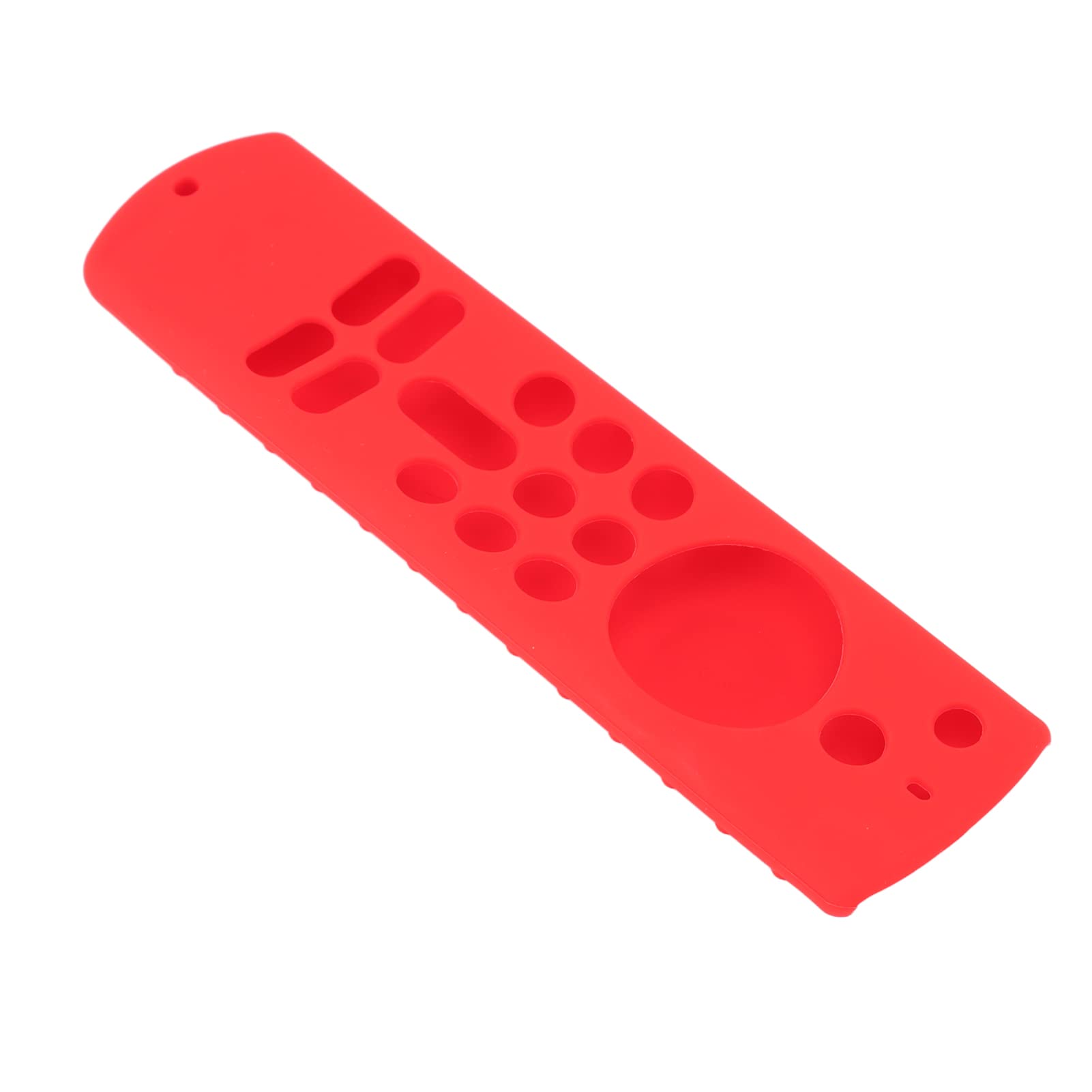 Funda Protectora para Fire TV Stick, Funda de Silicona Antideslizante para Mando a Distancia con Práctico Cordón, 3.ª Generación (Rojo)