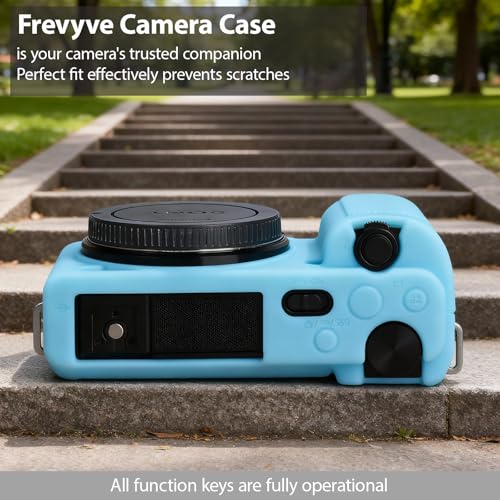 Funda de silicona para cámara Sony ZV-E10 color azul miniatura 3