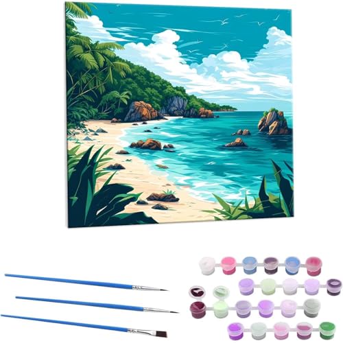 ~m G Paint by Numbers hG Lbg l ʂ肦 lphGLoXNtg  LoXA[g uVƃANG̋, ItBX CeA rO, ւ̃Mtg 60x60cm (t