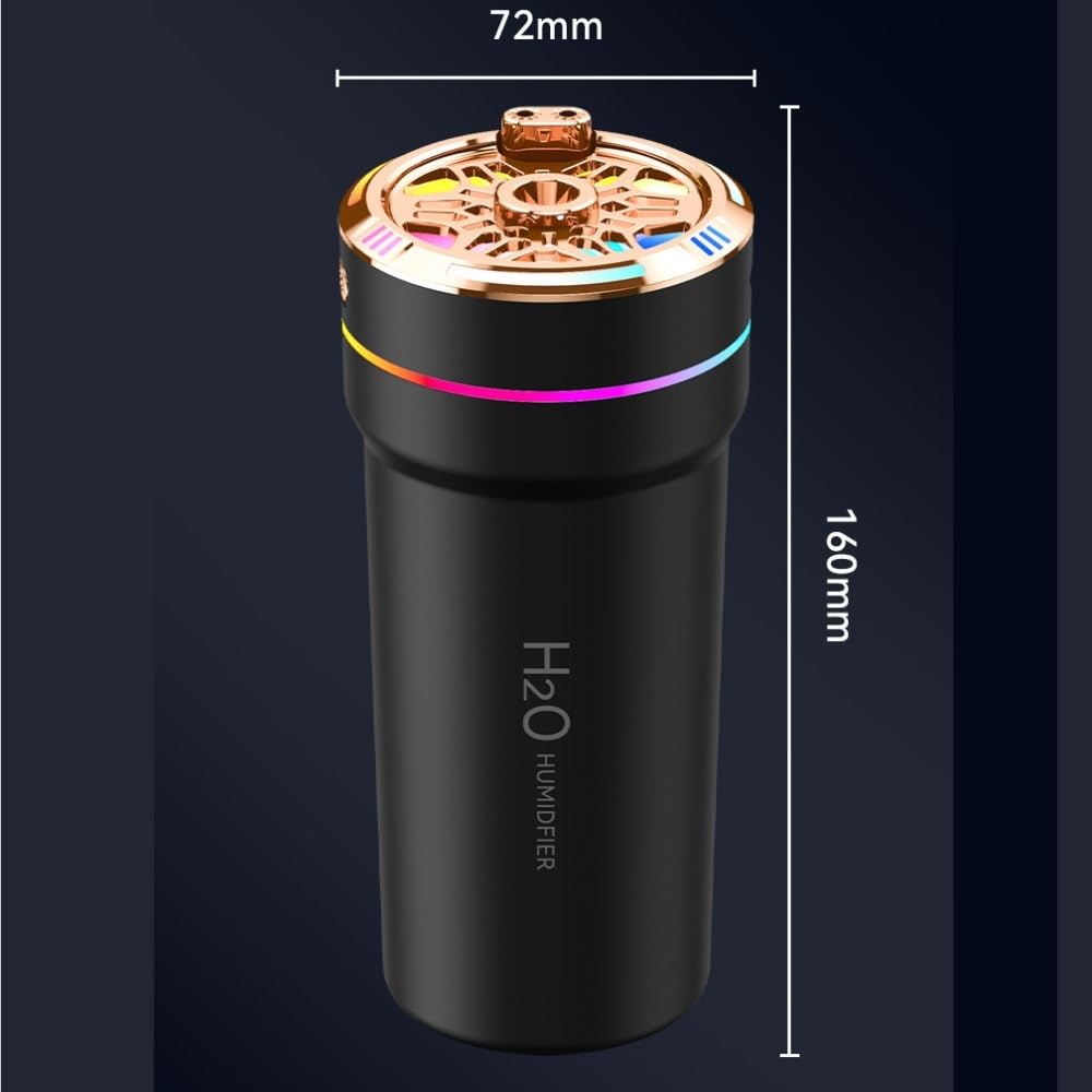 Umidificatore for auto con proiezione di stelle e nebbia aromatica