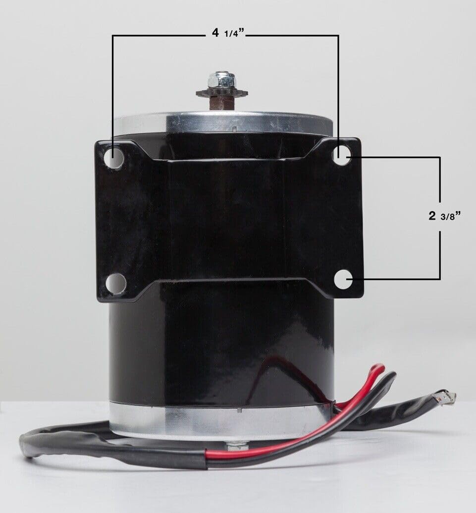 Motore Elettrico Spazzolato 24V 500W 2800-3000RPM Per Scooter, Go Kart, E-Bike - MaXpeedingrods