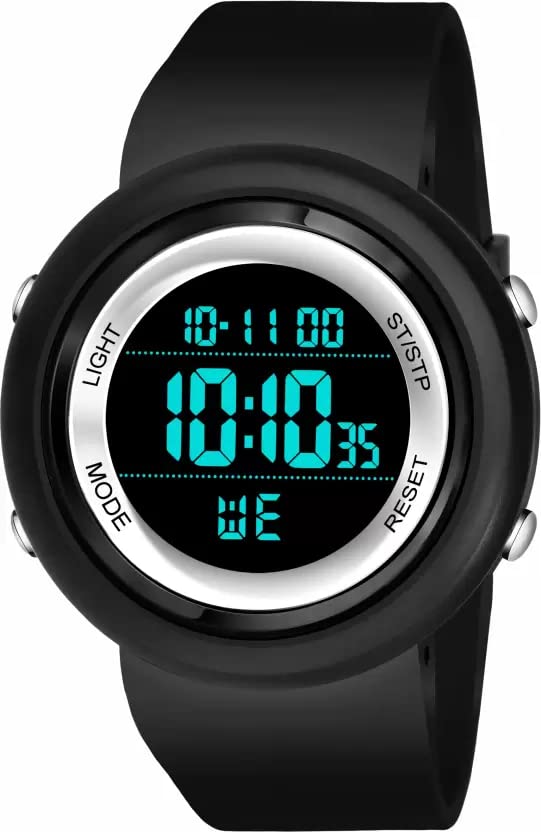 Trendyaddy Unisex Round Dial Illuminated Waterproof Digital LED Multifunction Watch | Sports and Casual Watches (B0B3DZ8T2S) Amazon Price History, Amazon Price Tracker