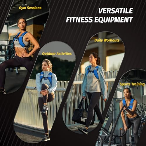 Image of ZELUS Weighted Vest, Washable Z-Fit Soft Iron Weighted Vest for Women and Men, 5 /10 /15 lb Weight Vest with Reflective Strips & Adjustable Straps, Ultra Thin Weight Vest for Gym Strength Training