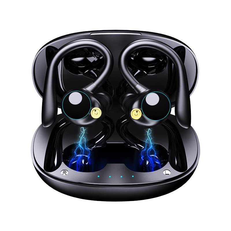 Ear Buds Wireless Bluetooth Earbuds Sports Earhooks Headphones ENC Noise-Canceling Stereo High Fidelity Sound and Long Battery Life