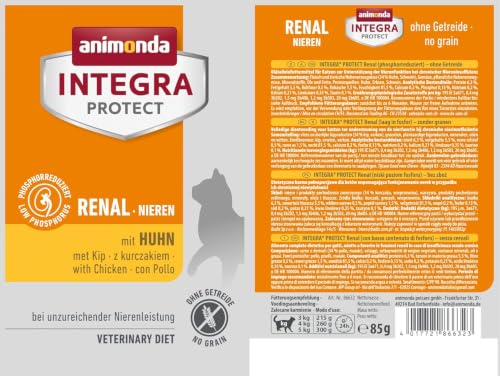 animonda INTEGRA PROTECT Katzenfutter nass Renal (Niere) (24 x 85g)