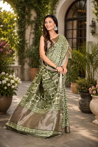 KALAM KANTHA STORY TOLD IN STITCHES maheshwari silk saree in art silk – image 4