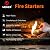MEKER Fire Starters - Natural Fire Starters for Fireplace, Campfires, Fire Pit, BBQ Grill, Wood Stove, All Weather Charcoal Starter, Wood Wool Firelighters & Odorless Fire Starter Eco Friendly